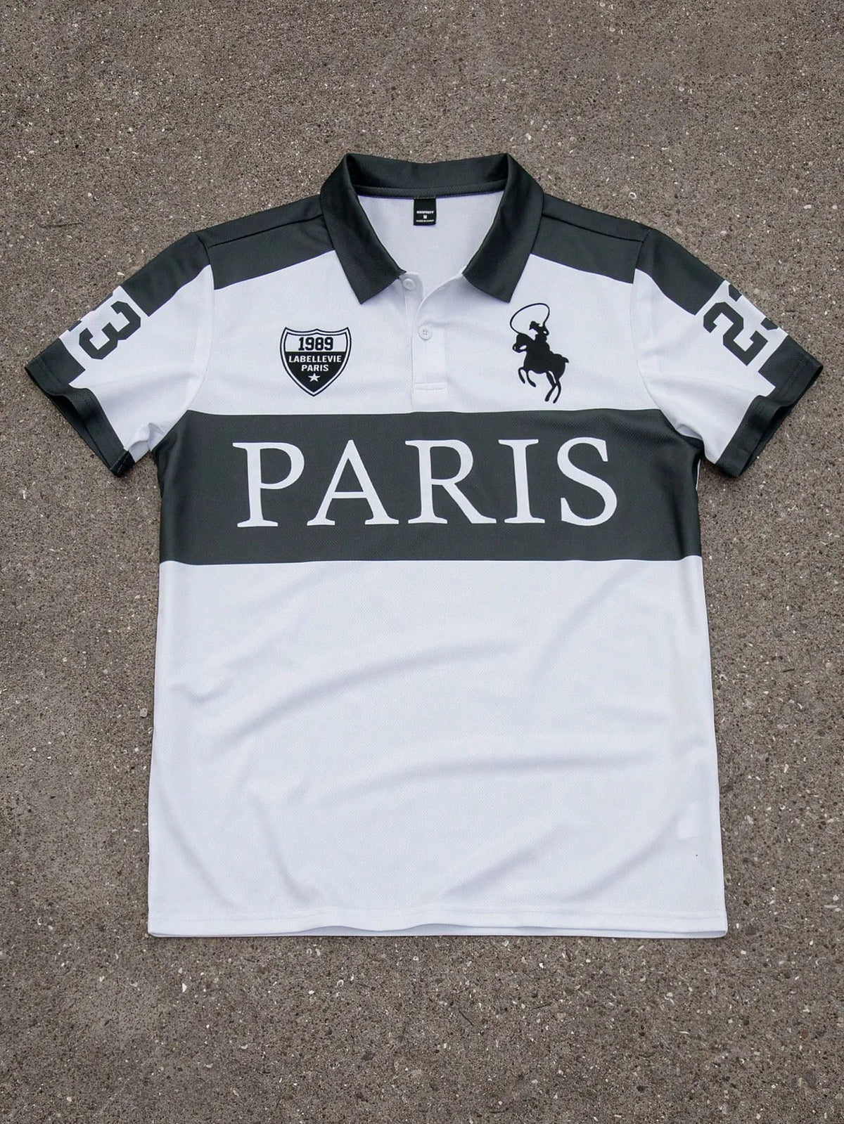 2026 Summer New Style Men's Polo Shirt with Letter Print Breathable Lightweight Casual and Fashionable