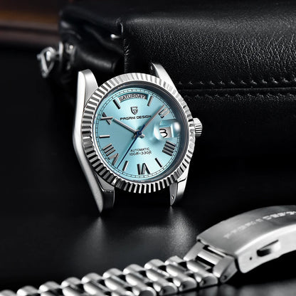 PAGANI DESIGN New Luxury Automatic Watch For Men Mechanical Wristwatch Sapphire crystal waterproof Stainless steel Men Watch