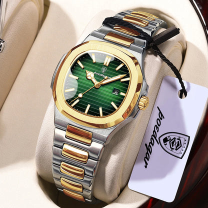 POEDAGAR Trendy Women’s Wristwatch Stainless Steel Date Quartz Ladies Watch Waterproof Luminous Original Watches For Woman Reloj