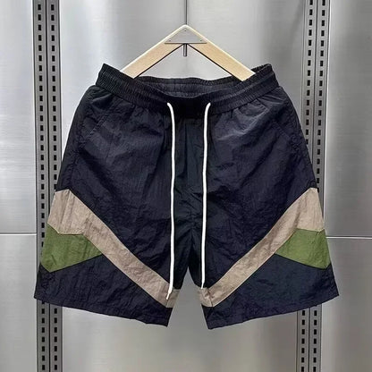 Baggy Jeans Denim Shorts Man Boxing Shorts Men's Clothing Jorts Maccabi Haifa Loose Luxury Brands Man Clothes Y2k