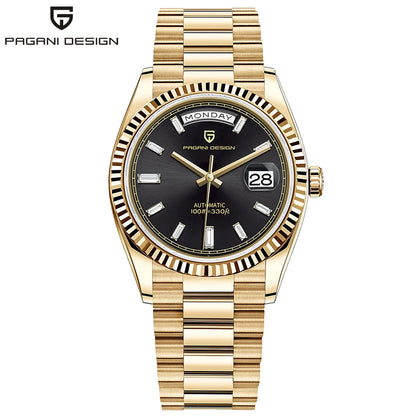 PAGANI DESIGN New Luxury Automatic Watch For Men Mechanical Wristwatch Sapphire crystal waterproof Stainless steel Men Watch