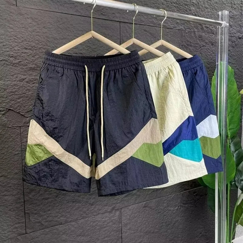 Baggy Jeans Denim Shorts Man Boxing Shorts Men's Clothing Jorts Maccabi Haifa Loose Luxury Brands Man Clothes Y2k