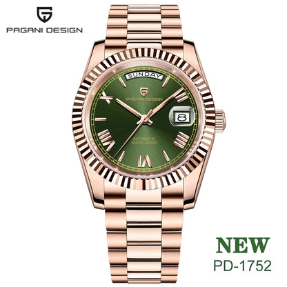 PAGANI DESIGN New Luxury Automatic Watch For Men Mechanical Wristwatch Sapphire crystal waterproof Stainless steel Men Watch