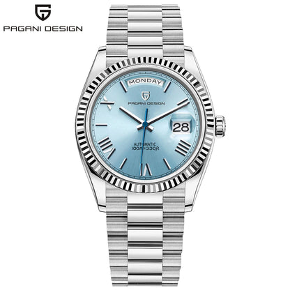 PAGANI DESIGN New Luxury Automatic Watch For Men Mechanical Wristwatch Sapphire crystal waterproof Stainless steel Men Watch