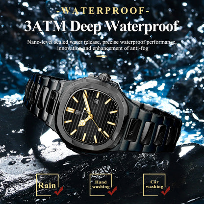POEDAGAR Trendy Women’s Wristwatch Stainless Steel Date Quartz Ladies Watch Waterproof Luminous Original Watches For Woman Reloj